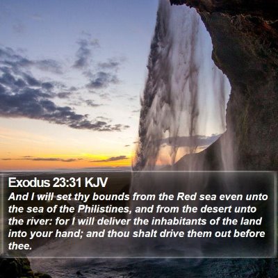 Exodus 23:31 KJV Bible Verse Image