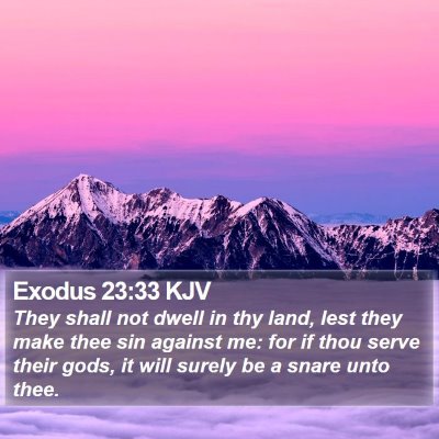 Exodus 23:33 KJV Bible Verse Image