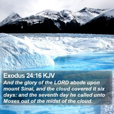 Exodus 24:16 KJV Bible Verse Image
