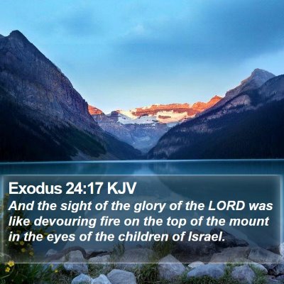 Exodus 24:17 KJV Bible Verse Image