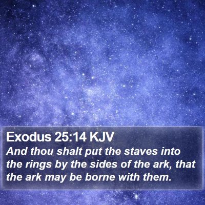 Exodus 25:14 KJV Bible Verse Image