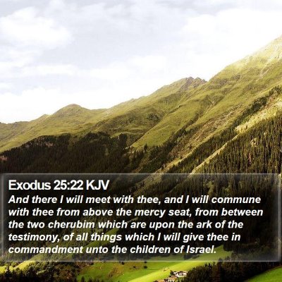 Exodus 25:22 KJV Bible Verse Image