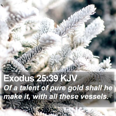 Exodus 25:39 KJV Bible Verse Image