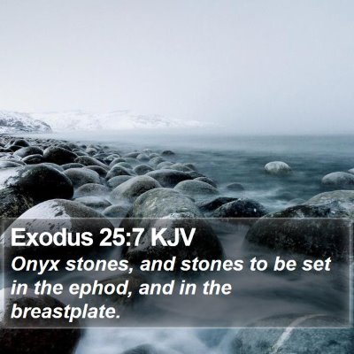 Exodus 25:7 KJV Bible Verse Image