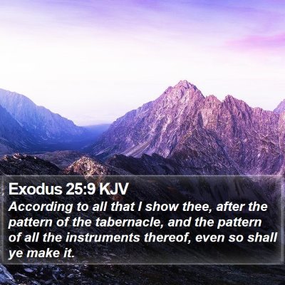 Exodus 25:9 KJV Bible Verse Image