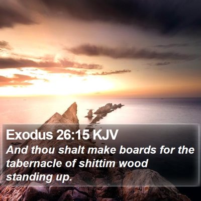Exodus 26:15 KJV Bible Verse Image