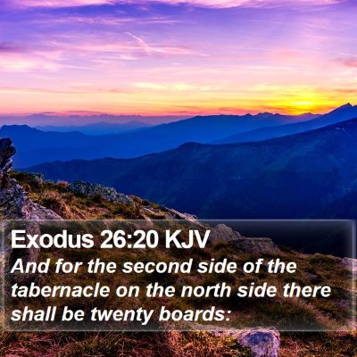 Exodus 26:20 KJV Bible Verse Image