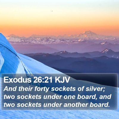 Exodus 26:21 KJV Bible Verse Image