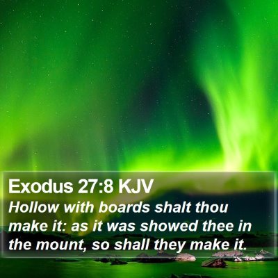 Exodus 27:8 KJV Bible Verse Image