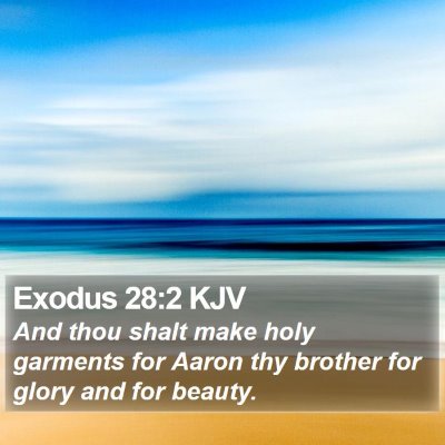 Exodus 28:2 KJV Bible Verse Image