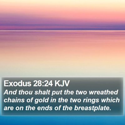 Exodus 28:24 KJV Bible Verse Image
