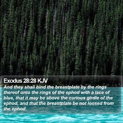 Exodus 28:28 KJV Bible Verse Image