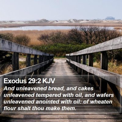 Exodus 29:2 KJV Bible Verse Image