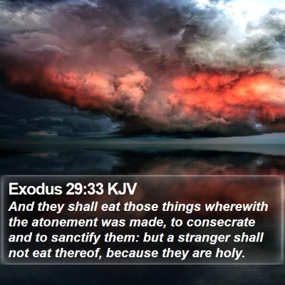Exodus 29:33 KJV Bible Verse Image