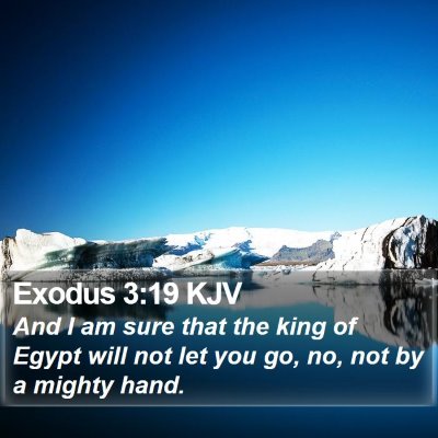 Exodus 3:19 KJV Bible Verse Image