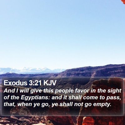 Exodus 3:21 KJV Bible Verse Image