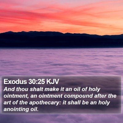 Exodus 30:25 KJV Bible Verse Image
