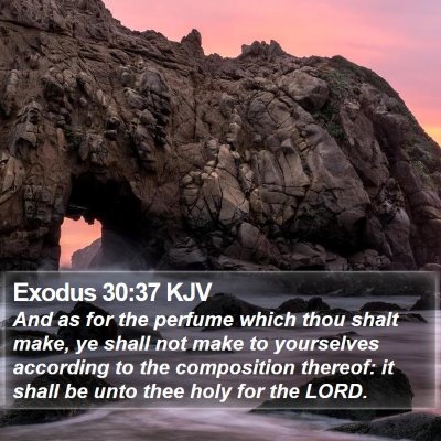 Exodus 30:37 KJV Bible Verse Image