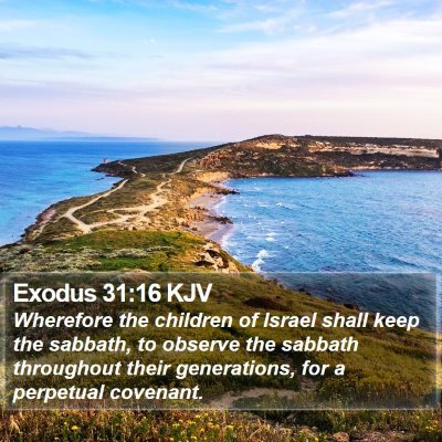 Exodus 31:16 KJV Bible Verse Image