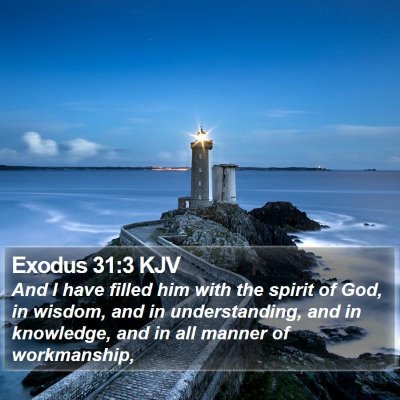 Exodus 31:3 KJV Bible Verse Image
