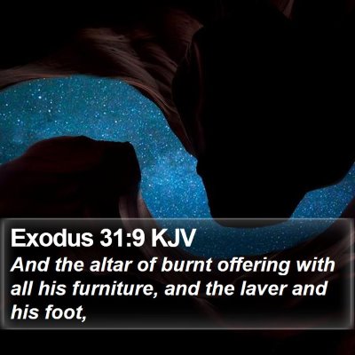 Exodus 31:9 KJV Bible Verse Image