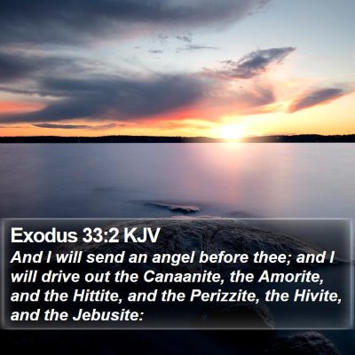 Exodus 33:2 KJV Bible Verse Image