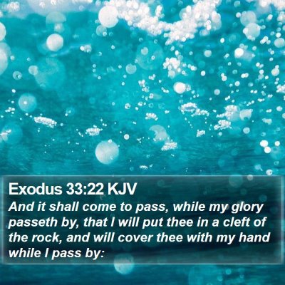 Exodus 33:22 KJV Bible Verse Image
