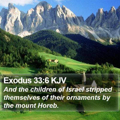 Exodus 33:6 KJV Bible Verse Image