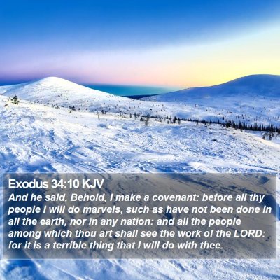 Exodus 34:10 KJV Bible Verse Image