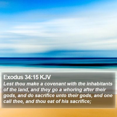 Exodus 34:15 KJV Bible Verse Image