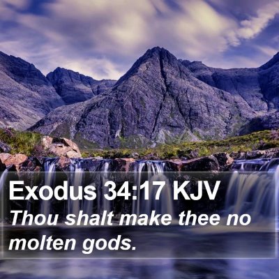 Exodus 34:17 KJV Bible Verse Image