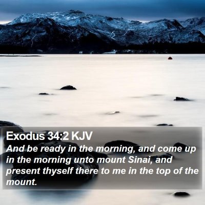 Exodus 34:2 KJV Bible Verse Image