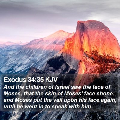 Exodus 34:35 KJV Bible Verse Image