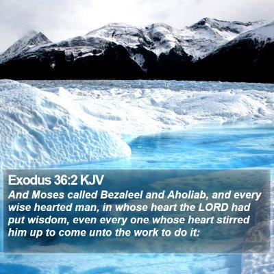 Exodus 36:2 KJV Bible Verse Image
