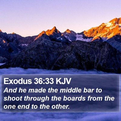Exodus 36:33 KJV Bible Verse Image