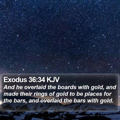 Exodus 36:34 KJV Bible Verse Image