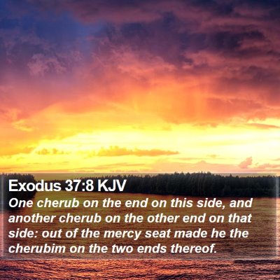 Exodus 37:8 KJV Bible Verse Image