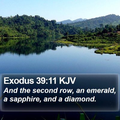 Exodus 39:11 KJV Bible Verse Image