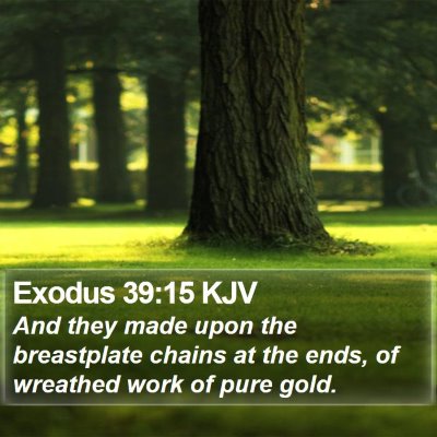 Exodus 39:15 KJV Bible Verse Image