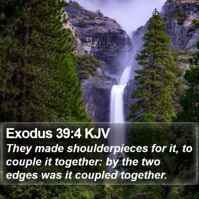 Exodus 39:4 KJV Bible Verse Image