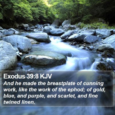 Exodus 39:8 KJV Bible Verse Image