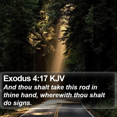 Exodus 4:17 KJV Bible Verse Image