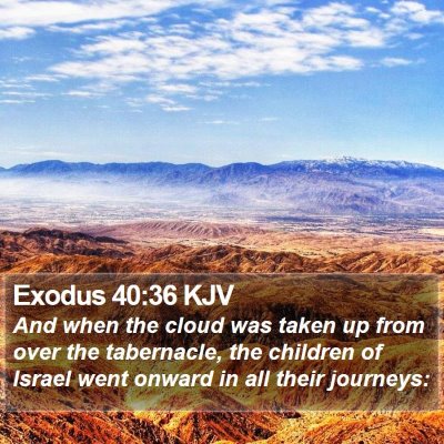 Exodus 40:36 KJV Bible Verse Image