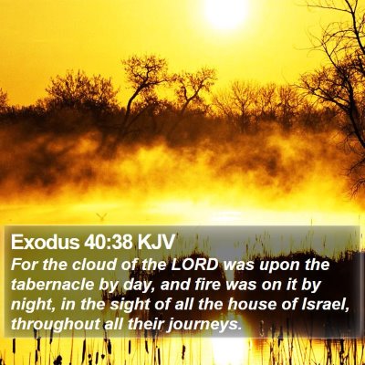 Exodus 40:38 KJV Bible Verse Image