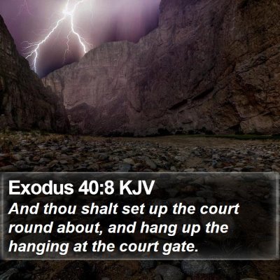 Exodus 40:8 KJV Bible Verse Image