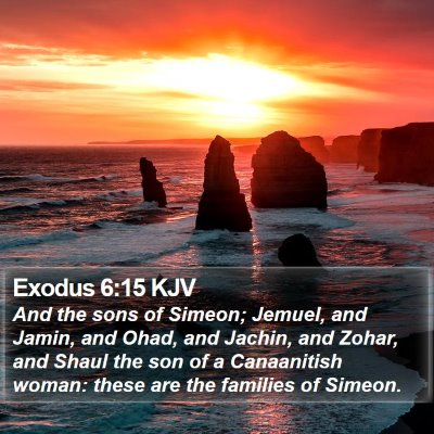 Exodus 6:15 KJV Bible Verse Image