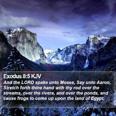 Exodus 8:5 KJV Bible Verse Image