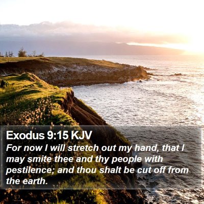Exodus 9:15 KJV Bible Verse Image