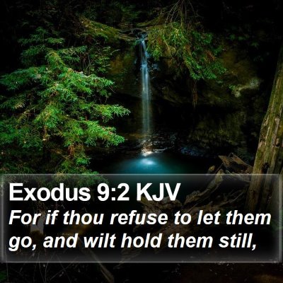 Exodus 9:2 KJV Bible Verse Image