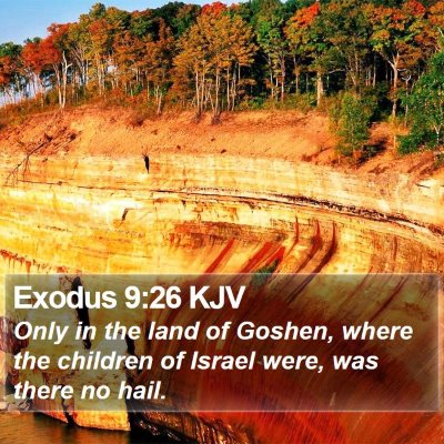 Exodus 9:26 KJV Bible Verse Image